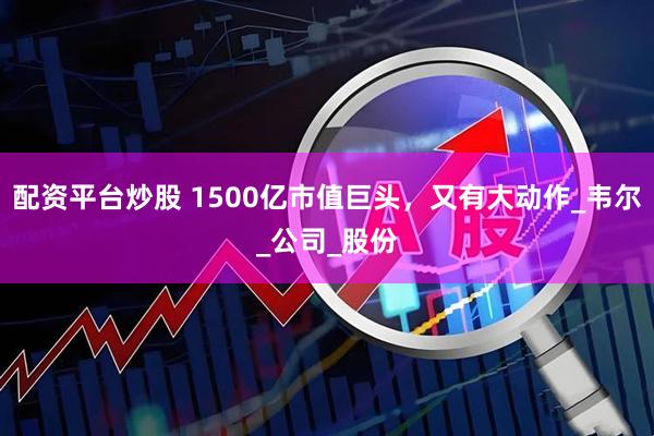配资平台炒股 1500亿市值巨头，又有大动作_韦尔_公司_股份
